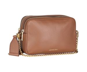 Michael Kors Bodybag Bryant Medium Double Zip Chain Camera Pebble Luggage Damen