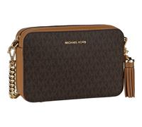 Michael Kors Umhängetasche Jet Set Medium Camera Bag MK Signature Brown Braun