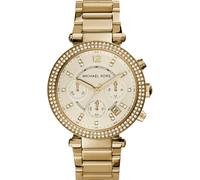 Michael Kors Chronograph Edelstahl gold Damen