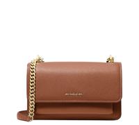 Michael Kors Schultertasche Claire Large aus gekrispeltem Leder Braun One Size
