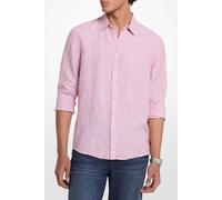 Michael Kors Classic Long Sleeve Linen Shirt In Pink Größe: S | Casual hemden Outlet | Herren | Weiß