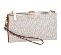 Michael Kors Clutch Jet Set Double Zip MK SIG Vanilla Damen