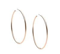 Michael Kors Creolen aus Edelstahl in Goldton für Damen, L, Roségold, Nicht zutreffend