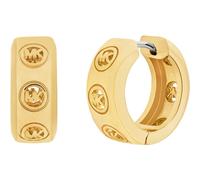 Paar Creolen MICHAEL KORS "Premium", gelbgoldfarben, edelstahlfarben, Ohrringe, Damen, Edelstahl Metall, Edelstahl, Metall (71210411-0) gelbgoldfarben, edelstahlfarben