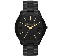 Michael Kors Slim Runway MK3221 Black/Black Ip Schwarz