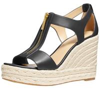 Michael Kors Damen Berkley Sandal, Schwarz, 40.5 EU