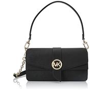 Michael Kors Greenwich Umhängetasche schwarz, Leder, Damen