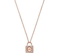 Michael Kors - Damen-Halskette Premium Kors MK aus roségoldfarbenem Sterlingsilber mit Anhänger, MKC1629AN791