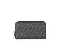 Michael Kors Damen Jet Set Multifunktionales Handy-Etui für Reisen, Schwarz (Black Pvc 2019), Einheitsgröße