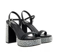 MICHAEL KORS Damen LACI Platform Sandal, Black, 39.5 EU