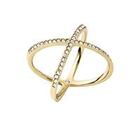 Michael Kors Damen-Ring Edelstahl Rundschliff Oxyde de Zirconium