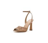 Michael Kors Damen Rosie Hohe Sandalen, Peanut, 41 EU
