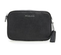 Michael Kors Damen Umhängetasche Jet Set Medium mit Logo, Black, 21 x 14 x 5.7 cm