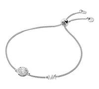 Michael Kors Damenarmband aus silberfarbenem Halbedelstein mit Schiebeverschluss
