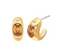 Michael Kors Damenohrringe aus vergoldetem Messing mit sicherem Stecker