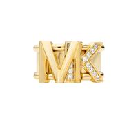 Michael Kors Ring - 14K Gold-Plated Statement Logo Band Ring - Gr. 52 - in Gold - für Damen