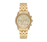 Michael Kors Damenuhr Chronograph Mini Bryant Edelstahl goldfarben, MK7530