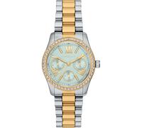 Quarzuhr MICHAEL KORS "Lexington", edelstahlfarben, gelbgoldfarben, Armbanduhren, Damen, Quarzuhr, Armbanduhr, Damenuhr, Edelstahlarmband, analog, Tag, Wochentag (85625241-0) edelstahlfarben, gelbgold