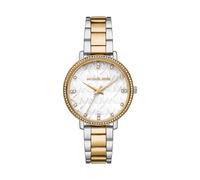 Michael Kors Damen Analog Quarz Uhr mit Edelstahl Armband MK4918
