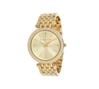 Michael Kors Darci Watch für Damen, Goldfarbenes Quarz-Dreizeiger-Uhrwerk mit Edelstahlarmband