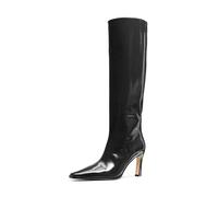 MK Stiefel Darrah Aus Lackleder - Schwarz - Michael Kors