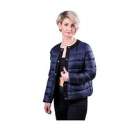 Michael Kors Daunenjacke dunkelblau komprimierbar abgestepptes Nylon Damen L