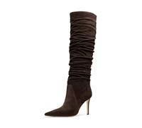 MK Stiefel Dawn Aus Leder - Braun - Michael Kors