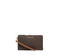 Michael Kors Wristlet Dblzp Braun