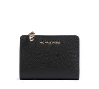Michael Kors Empire Geldbörse schwarz, genarbtes Rindsleder, Damen