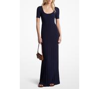 Michael Kors Empire Scoop Neck Short Sleeve Maxi Dress In Midnight Blue Größe: XS | Maxikleider Outlet | Damen | Blau