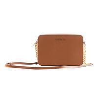 Michael Kors Femme Jet Set Large East West Saffiano Leather Crossbody Bag Handbag (Luggage Solid/Gold) Einheitsgröße