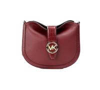 Michael Kors Gabby Small Logo Hobo Crossbody Bag, Rot (Dark Cherry)
