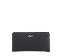 Michael Kors Geldbörse schwarz, genarbtes Leder, Damen