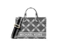Michael Kors Gigi Small East West Messenger, Schwarz/Optic White, Schwarz / Weiß