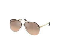 Michael Kors Goldfarbene Metall-Sonnenbrille Einheitsgröße
