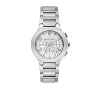 Michael Kors Gramercy Watch for Women, Quartz Movement with Stainless Steel or Leather Strap Silberfarben, 40MM