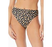 Michael Kors Graphic Cheetah High Waist Bikini schwarz