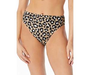 Michael Kors Graphic Cheetah High Waist Bikini schwarz