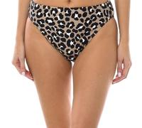 Michael Kors Graphic Cheetah High Waist Bikini schwarz MD, Schwarz, M
