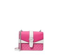 Michael Kors Greenwich Kleine Umhängetasche mit Logo, S, Beschichtetes Segeltuch und Leder
