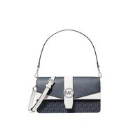 Michael Kors Greenwich Medium Signature Logo Convertible Crossbody Bag Admiral Multi