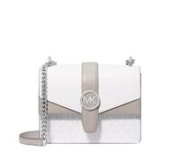 Michael Kors Greenwich Small Saffiano Leather Crossbody Bag Optic White, optic white, Small