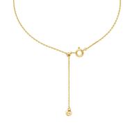 Michael Kors Halskette - Michael Kors 14K Gold Sterling Silver Station Neck - Gr. unisize - in Gold - für Damen