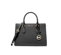 Michael Kors Handtasche für Damen, Sheila, Größe M, Schwarz mit goldfarbenen Beschlägen, Schwarz, Medium