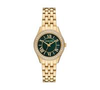 Michael Kors Harlowe Watch für Damen, Quarz-Dreizeigerwerk mit Edelstahl- oder Lederarmband