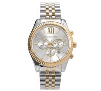 MK8344 Chronograph LEXINGTON Armbanduhr für Damen Herren Uhr silber Chrono Big