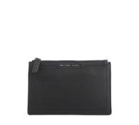 Michael Kors Hudson Clutch schwarz, Leder, Herren