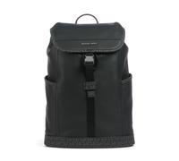 Michael Kors Hudson Rucksack schwarz, Leder, Herren, 18L
