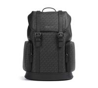 Michael Kors Hudson Rucksack schwarz, Lederimitat, Herren