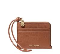 MK Kartenetui Jet Set Small aus gekrispeltem Leder mit Handschlaufe - Braun - Michael Kors